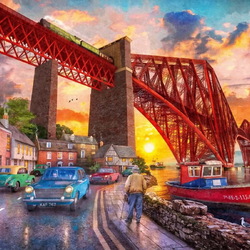 Пазл: Мост через Ферт-оф-Форт 