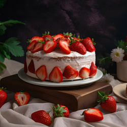 Пазл: Клубничный десерт