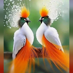 Пазл: Райские птицы