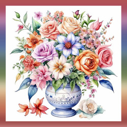 Пазл: Букет в вазе