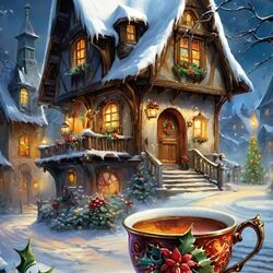 Пазл: Рождественская кружка