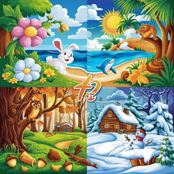 Пазл: Времена года 
