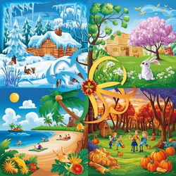 Пазл: Времена года 