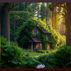 Пазл: Домик лесника