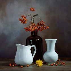 Пазл: Рябиновая ветка 