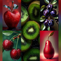 Пазл: Фрукты