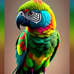 Пазл: Попугайчик