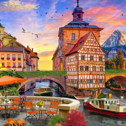 Пазл: Старая ратуша в Брамберге 