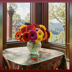 Пазл: Букет гербер