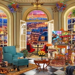 Пазл: Студия художника 