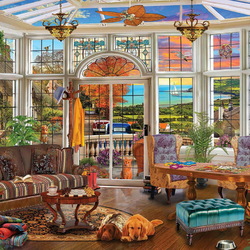 Пазл: Садовый домик 