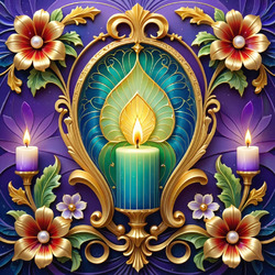 Пазл: Необычные свечи