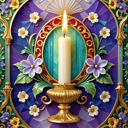 Пазл: Свеча