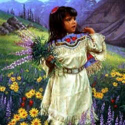 Пазл: Среди цветов