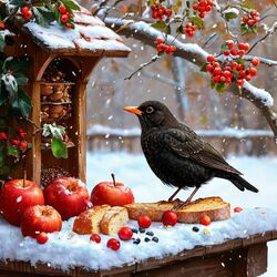 Пазл: Кормушка для птиц