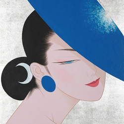 Пазл: Серебро и индиго