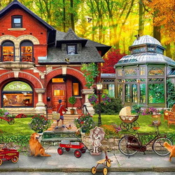 Пазл: Домашняя оранжерея 