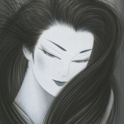 Пазл: Монохромное лицо