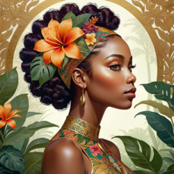 Пазл: Африканская красавица