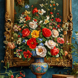 Пазл: Натюрморт в стиле барокко