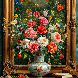 Пазл: Натюрморт в стиле барокко