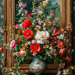 Пазл: Натюрморт в стиле барокко