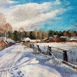 Пазл: Под белой шалью января