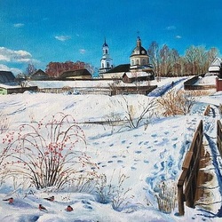 Пазл: Ледяные оковы реки