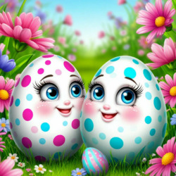 Пазл: Пасхальные яйца