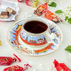 Пазл: Чай с конфетами