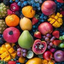 Пазл: Много фруктов