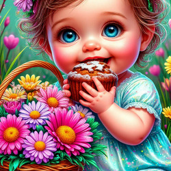 Пазл: Пасхальное угощение 