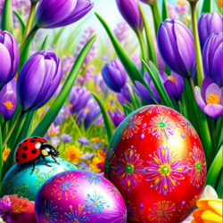 Пазл: Пасхальное настроение