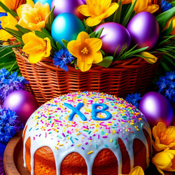 Пазл: Пасхальная корзинка