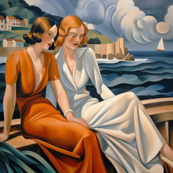 Пазл: На фоне моря