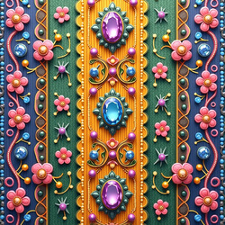 Пазл: С драгоценными камнями