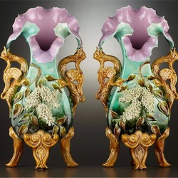 Пазл: Фарфоровые вазы