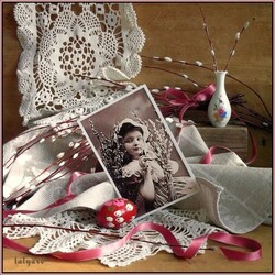 Пазл: Девочка с вербой