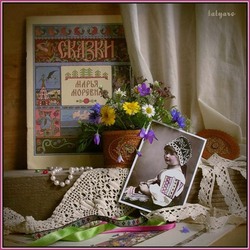 Пазл: Девочка в русском костюме