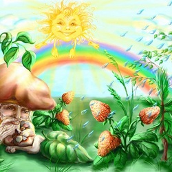 Пазл: Сладкий сон в грибной дождь