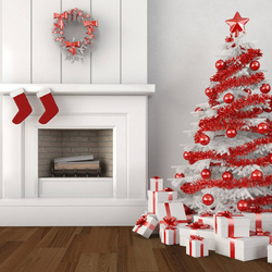 Пазл: Красные шарики