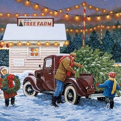 Пазл: Покупка елки