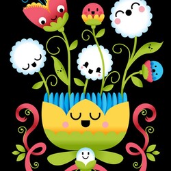 Пазл: Цветики