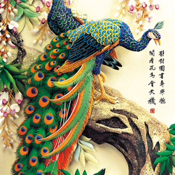 Пазл: Павлины