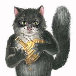 Пазл: Кот Бегемот