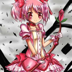 Пазл: Девочка с цветком