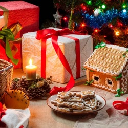 Пазл: Новогодний стол