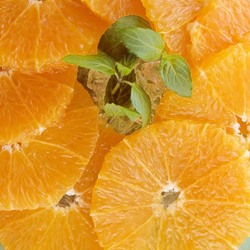 Пазл: Апельсин и мята