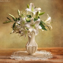 Пазл: Букет лилий