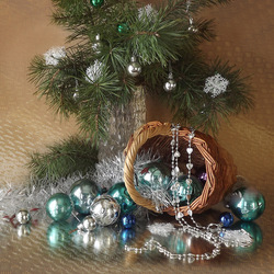 Пазл: Новогодние украшения